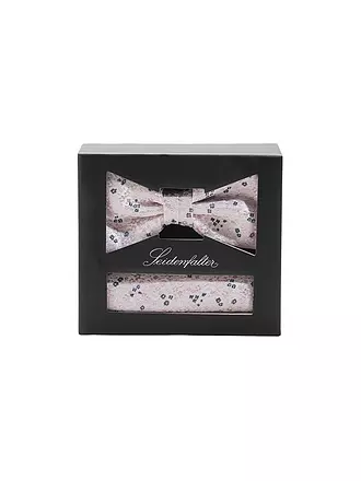 SEIDENFALTER | Set nœud papillon et pochette de costume | rosa